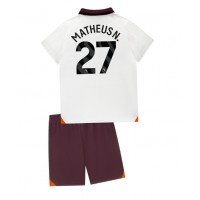 Camisa de time de futebol Manchester City Matheus Nunes #27 Replicas 2º Equipamento Infantil 2023-24 Manga Curta (+ Calças curtas)